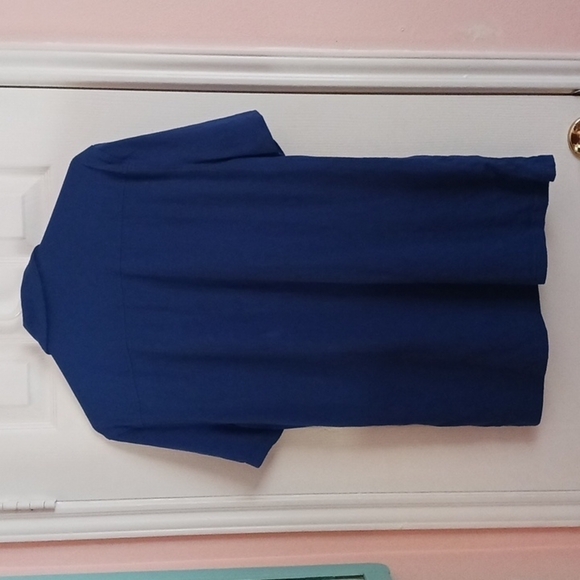 STRUCTURE BLUE POLO TOP - Picture 2 of 4